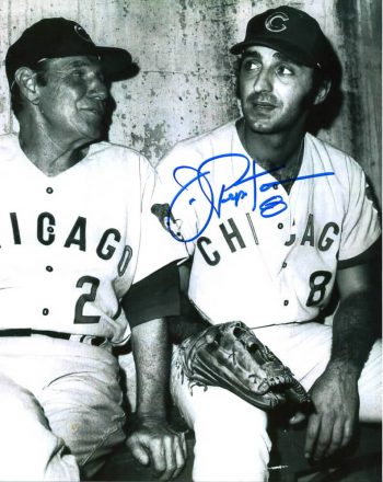 Joe Pepitone Cubs Signed 8x10