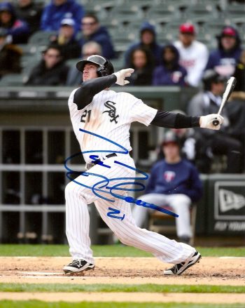 Tyler Flowers Signed 8x10