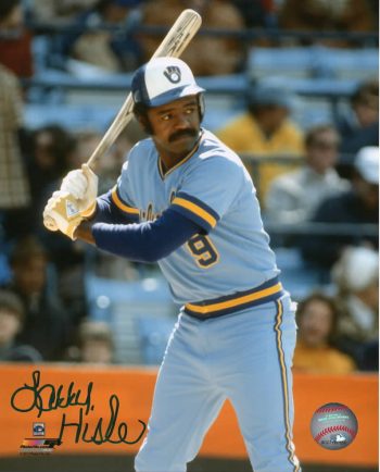 Larry Hisle 3 Signed 8x10