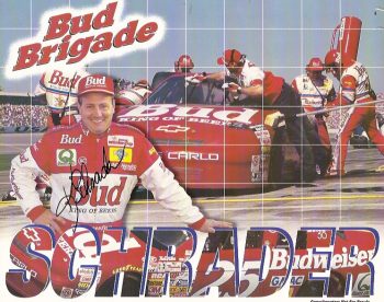 Ken Schrader Signed 8x10