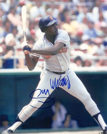 Gary Matthews Signed 8x10