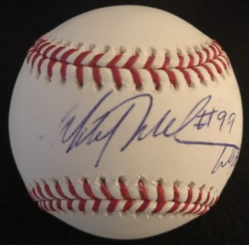 Mitch Williams Signed Baseball w/"Wild Thing" Inscription