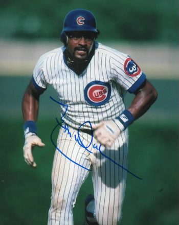 Leon Durham Signed 8x10