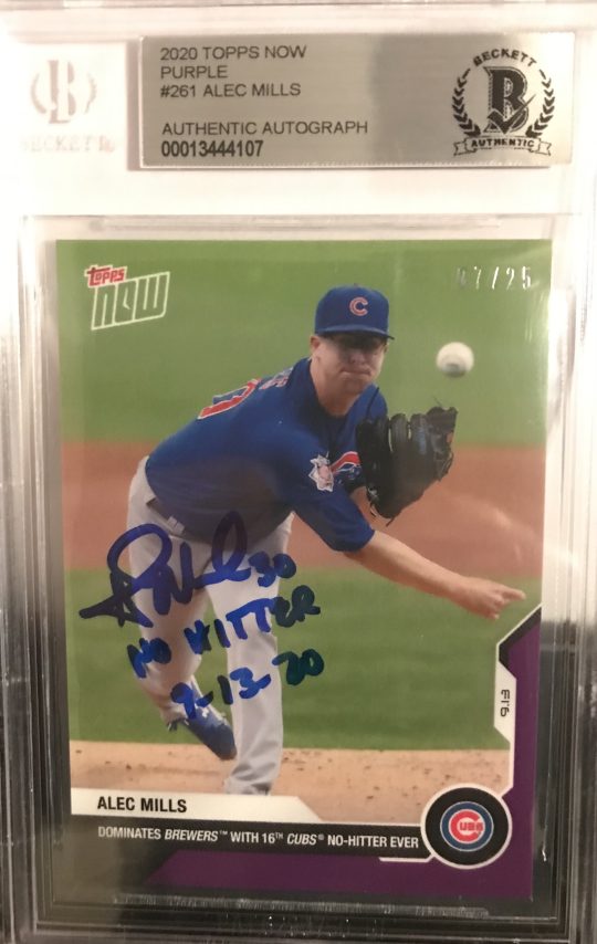 Tom Paciorek Signed Card Chicagoland Sports Appearance Connection