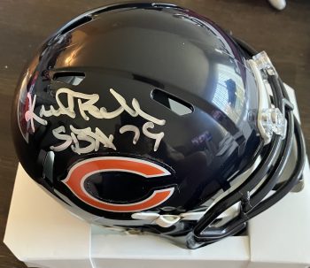 Kurt Becker Signed Mini Helmet