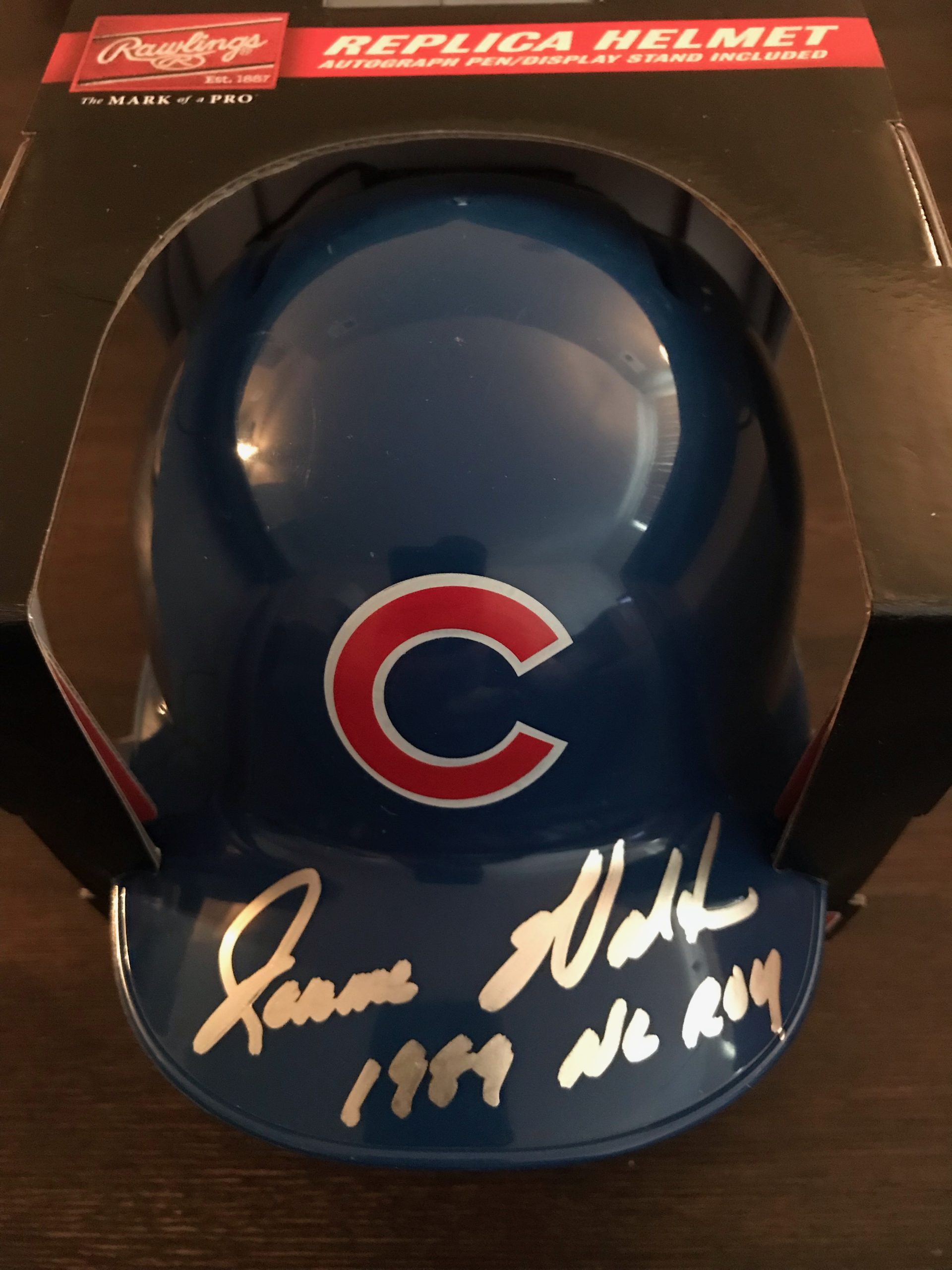 Jerome Walton Signed Mini Helmet