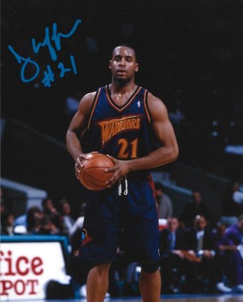 Jason Caffey Signed 8x10