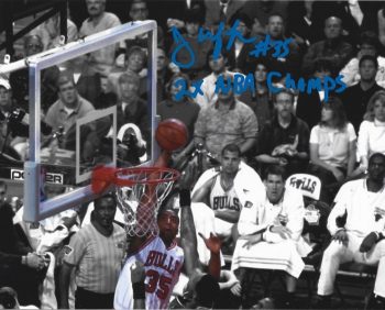 Jason Caffey Signed 8x10