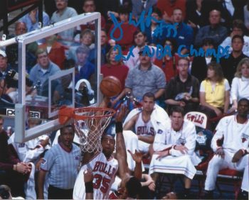 Jason Caffey Signed 8x10