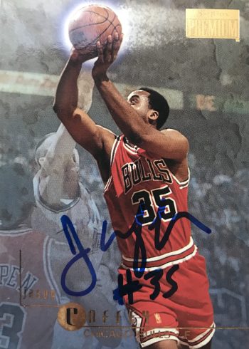 Jason Caffey Signed Card