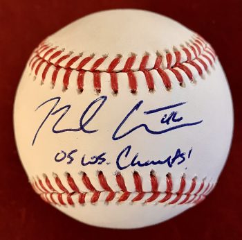 Neal Cotts Signed MLB Ball w/WS Inscr.