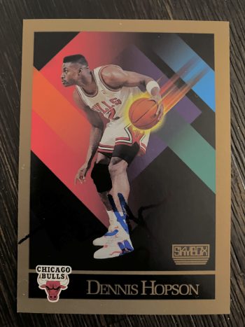 Dennis Hopson Signed Card