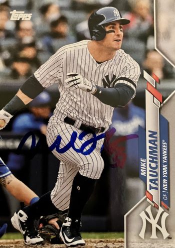 Mike Tauchman Signed Card