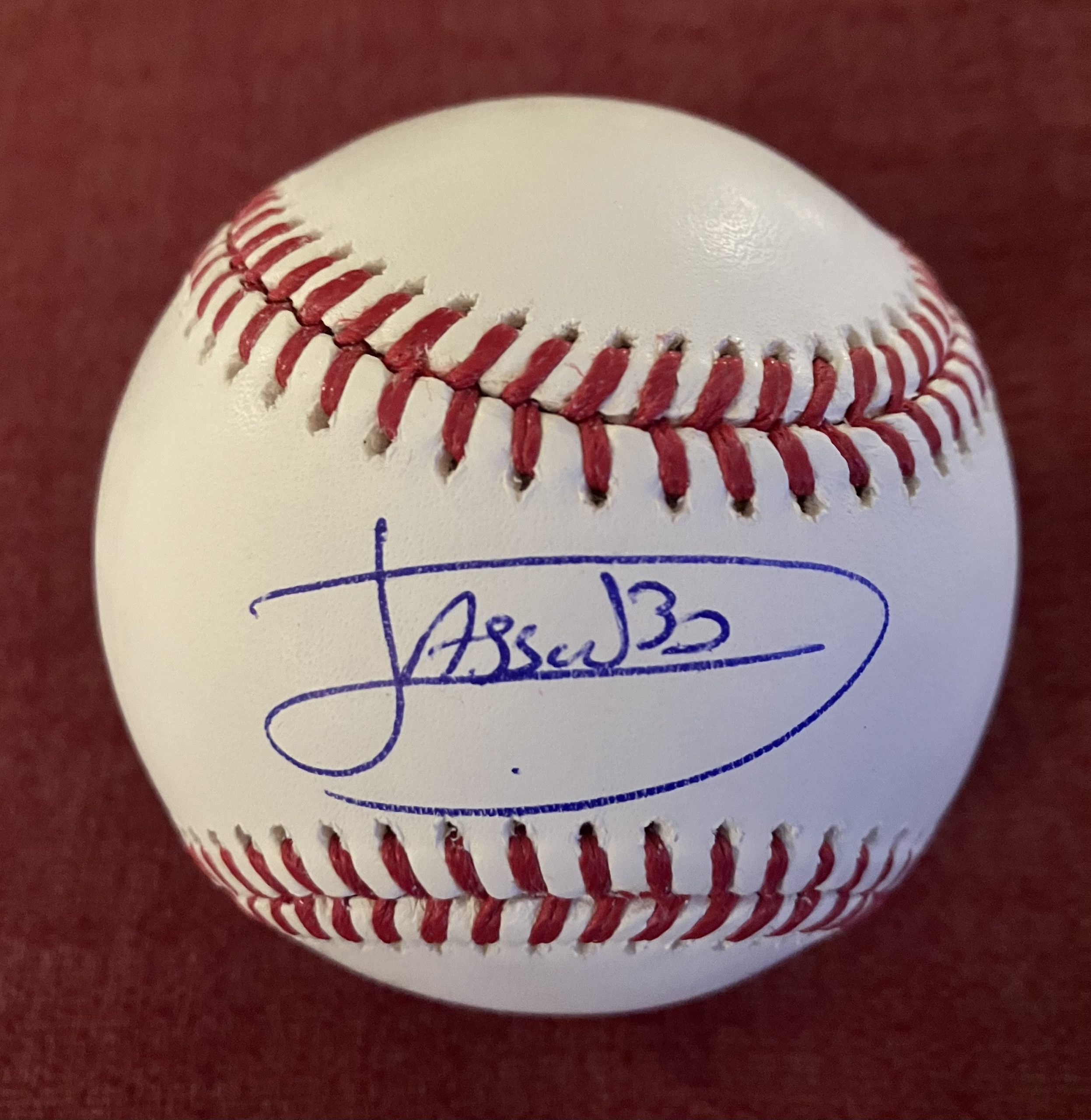 Javier Assad Signed Official MLB Baseball With CSAC COA