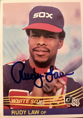 Rudy Law Signed Card