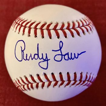 Rudy Law Signed Baseball with CSAC COA