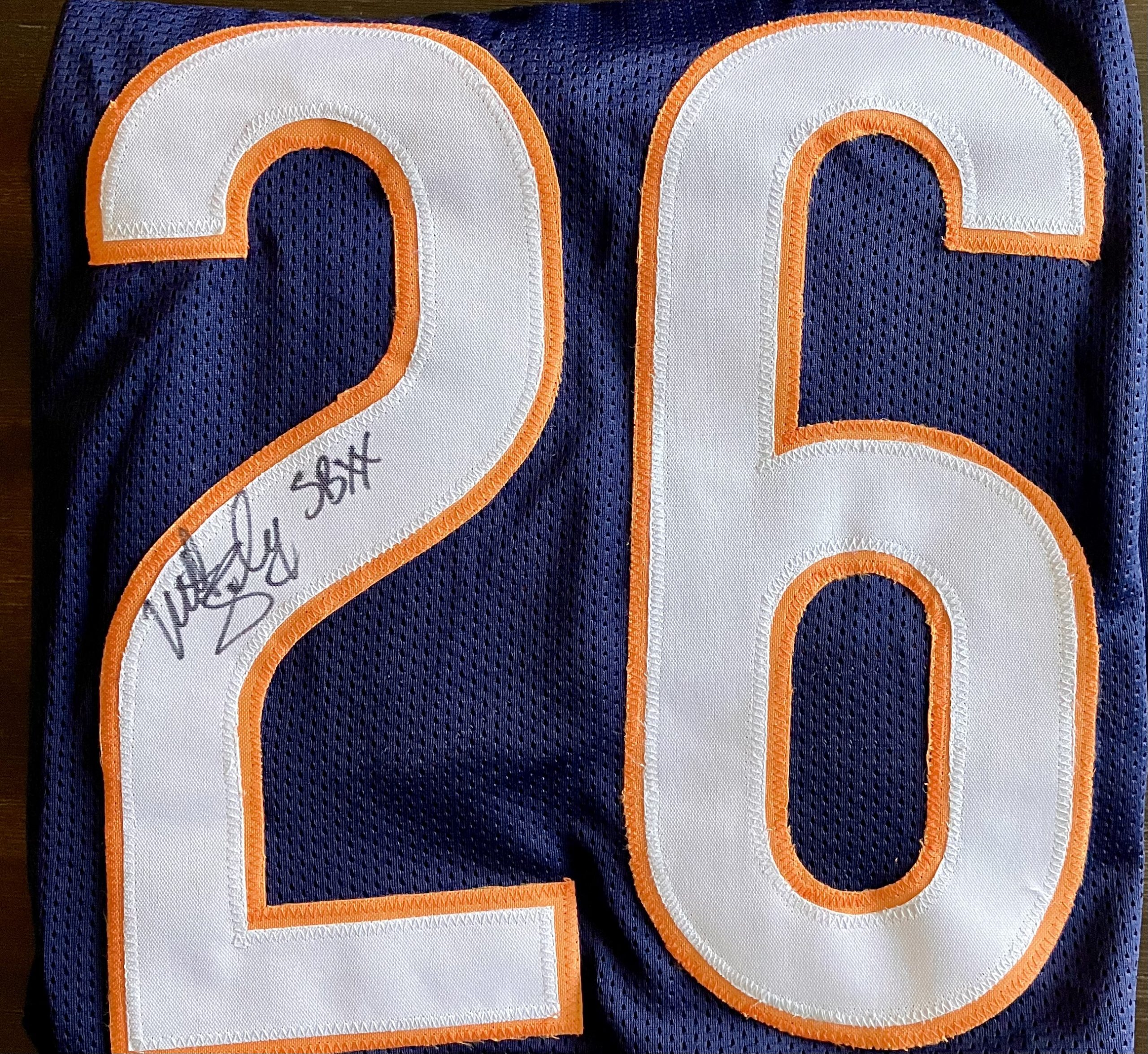 Matt Suhey Signed Custom Navy Jersey w/SBXX Inscr. & CSAC COA