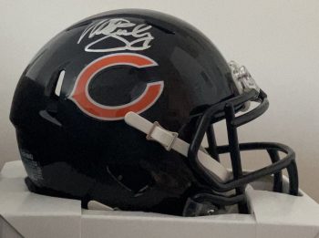 Matt Suhey Signed Bears Mini Helmet with CSAC COA