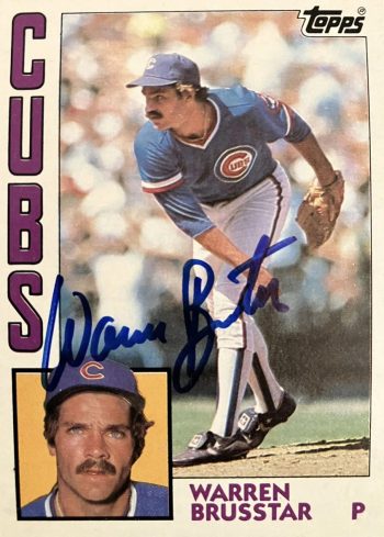 Warren Brusstar Signed Card