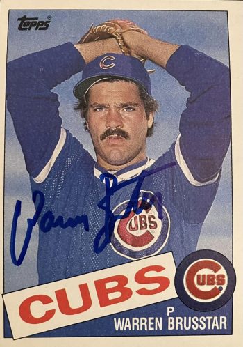 Warren Brusstar Signed Card