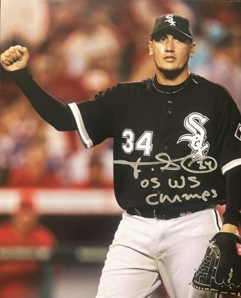 Freddy Garcia Signed 8x10 w/2005 WS Inscr.