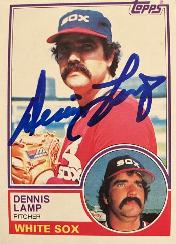 Dennis Lamp Signed Card