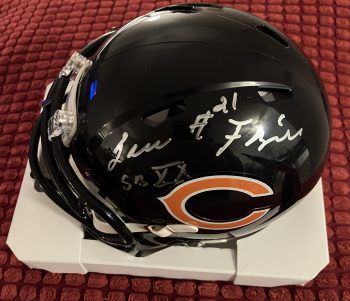 Leslie Frazier Signed Bears Mini Helmet w/SBXX Insc, & CSAC COA
