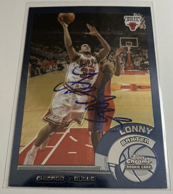 Lonny Baxter Signed Card