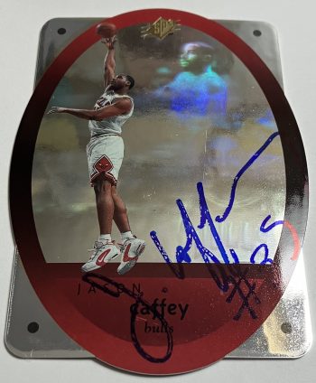Jason Caffey Signed Card