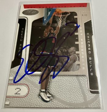Eddy Curry Signed Card