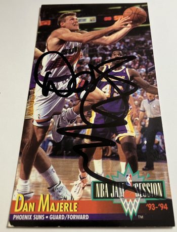 Dan Majerle Signed Card