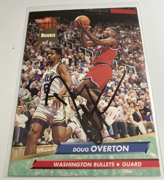 Doug Overton Signed Card - Chicagoland Sports Appearance Connection