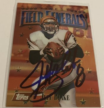 Jeff Blake Signed Card