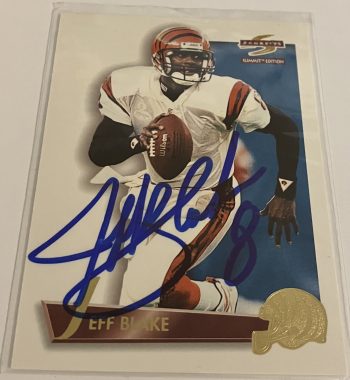 Jeff Blake Signed Card
