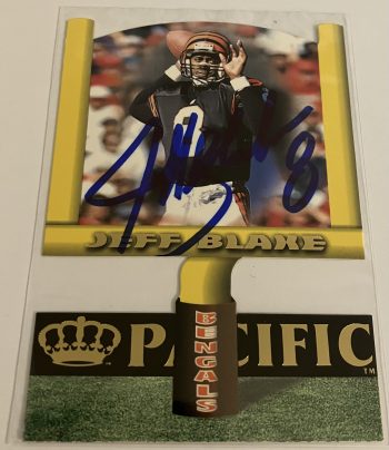 Jeff Blake Signed Card