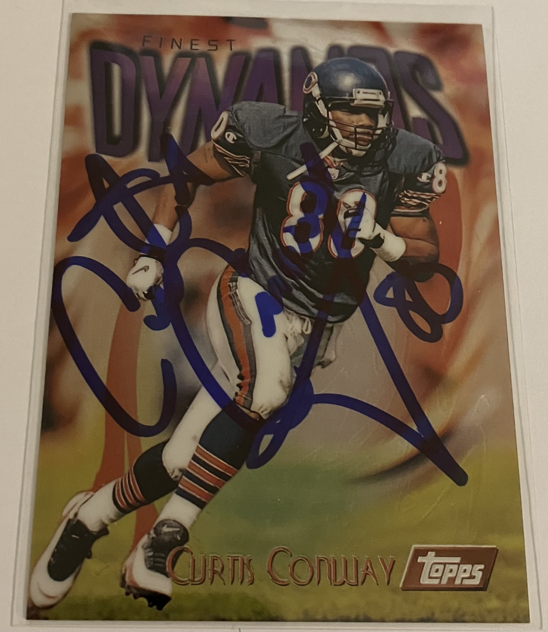 Curtis Conway Signed Card
