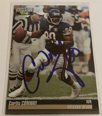 Curtis Conway Signed Card