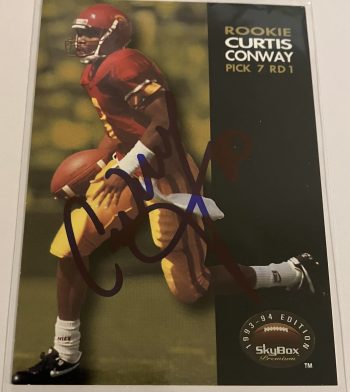 Curtis Conway Signed Card