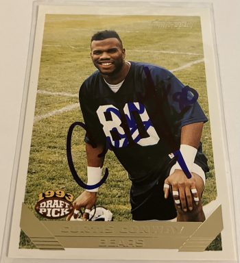 Curtis Conway Signed Card