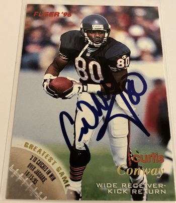 Curtis Conway Signed Card