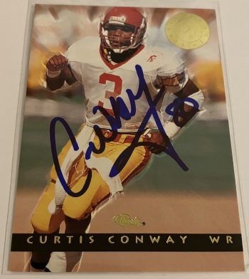 Curtis Conway Signed Card