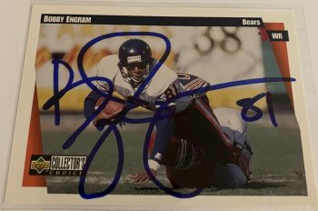 Bobby Engram Signed Card