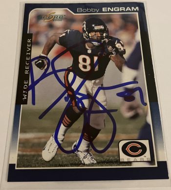 Bobby Engram Signed Card