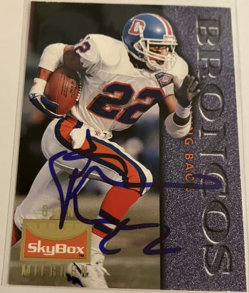 Glyn Milburn Signed Card