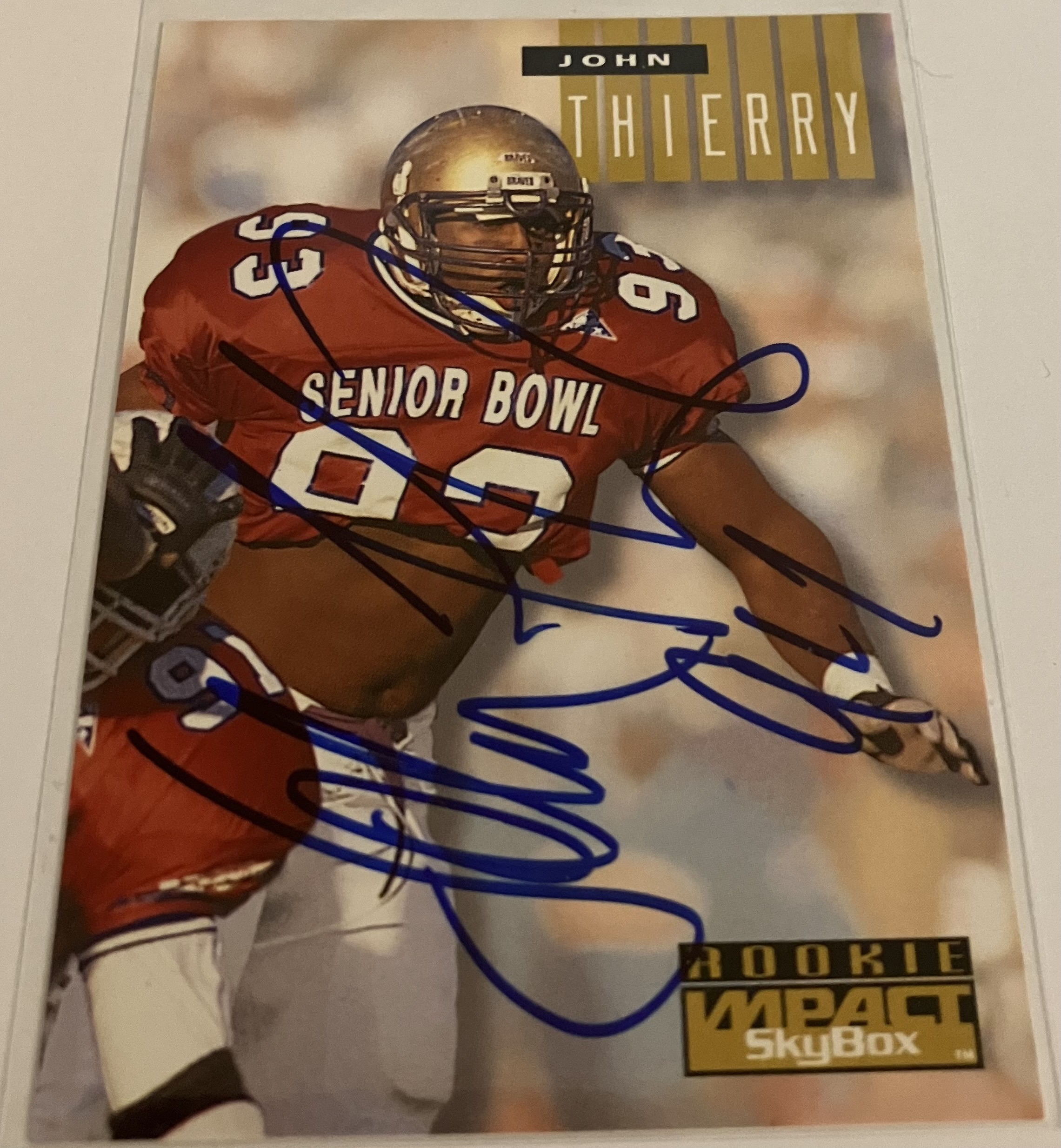 John Thierry Signed Card