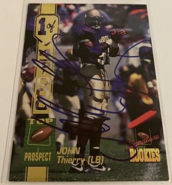 John Thierry Signed Card