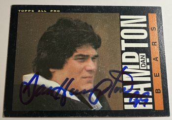 Dan Hampton Signed Card