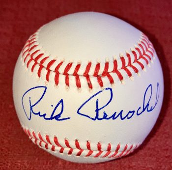 Rick Reuschell Signed MLB Baseball