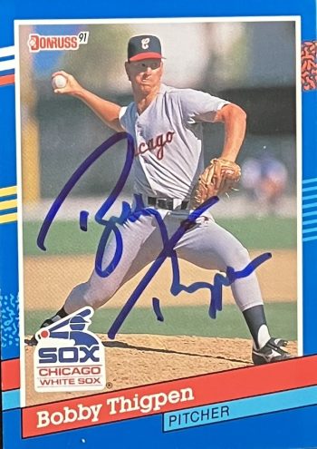 Bobby Thigpen Signed Card