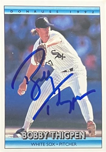 Bobby Thigpen Signed Card